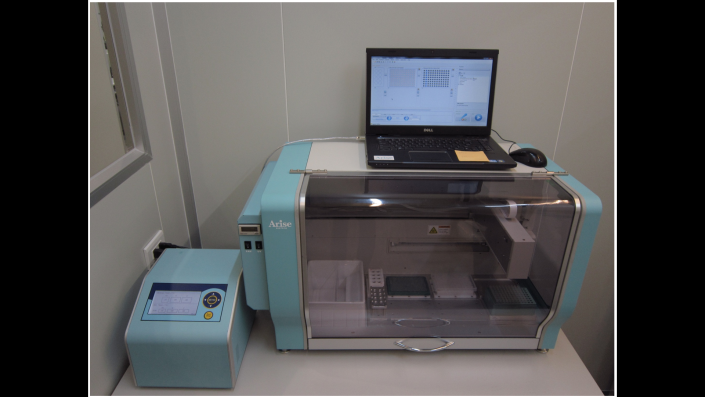 EzMate automated pipetting system for NGS library prep.