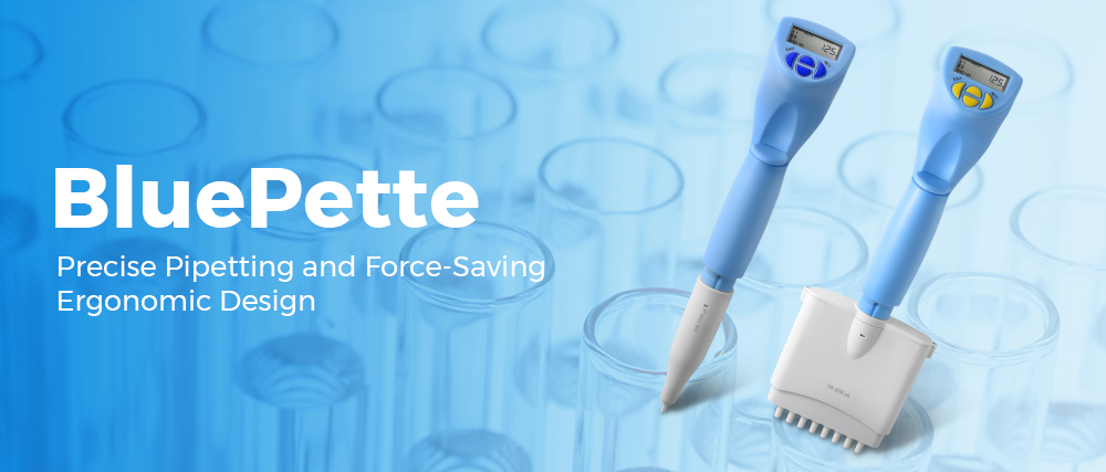 BluePette_electronic pipette_Blue-Ray Biotech