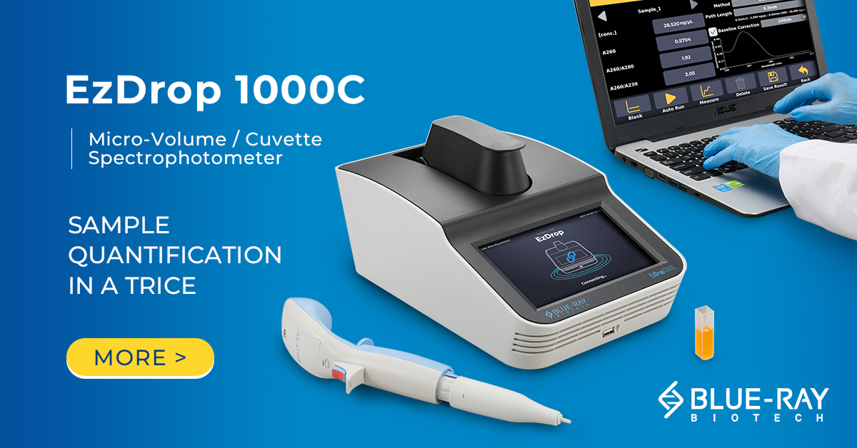 EzDrop 1000C Micro-Volume / Cuvette Spectrophotometer