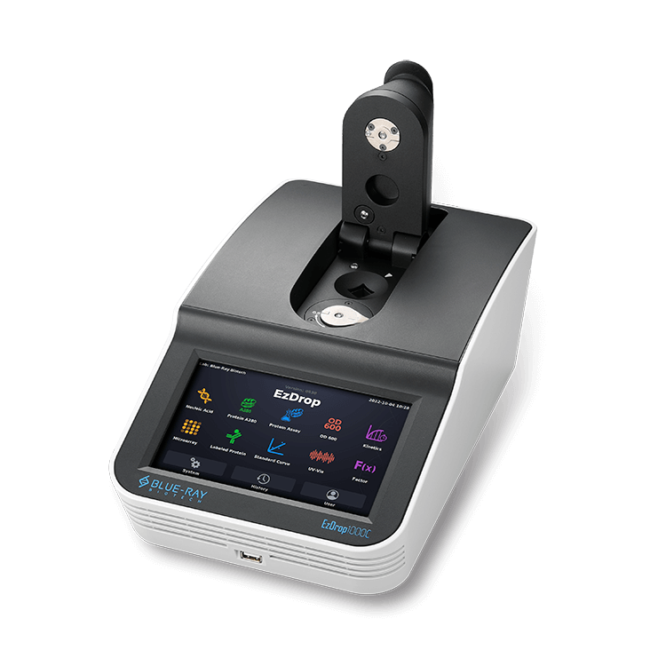 Blue-Ray Biotech EzDrop 1000C Micro-Volume Cuvette Spectrophotometer